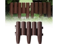 Verk 27281 Zahradní palisáda 8 ks, 215 cm, tmavě hnědá