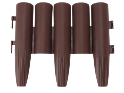 Verk 27281 Zahradní palisáda 8 ks, 215 cm, tmavě hnědá