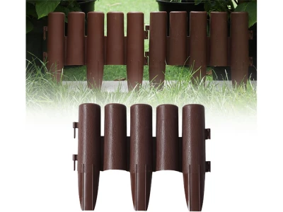Verk 27281 Zahradní palisáda 8 ks, 215 cm, tmavě hnědá