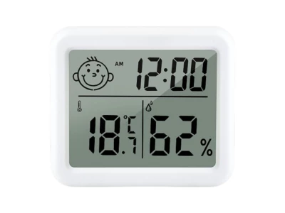 Verk 27466 Digitální teploměr s vlhkoměrem CX-0813 bílý
