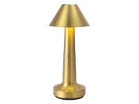 Verk 12308 LED Stolní lampa dotyková, 3 W, 1500mAh, zlatá