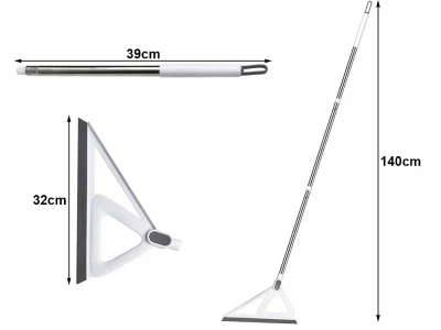 Verk 27458 Podlahová stěrka 140 cm, bílošedá