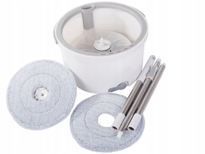 Verk 27461 Rotační mop 360, kbelík, 2x potah z mikrovlákna bílý