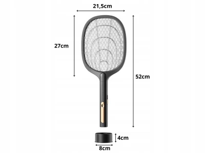 Verk 24062 Elektrická plácačka na muchy s UV svetlom čierna