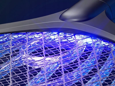 Verk 24062 Elektrická plácačka na muchy s UV svetlom čierna