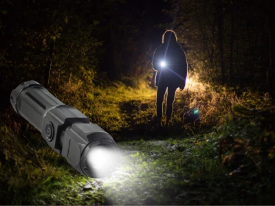 Verk 08382 LED svítilna ZOOM XPE, USB černá