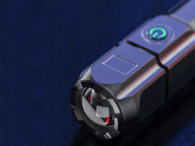 Verk 08382 LED svítilna ZOOM XPE, USB černá
