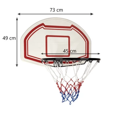 Trizand 24335 Basketbalový koš 73 x 49 cm