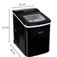 Ruhhy 25565 Výrobník ledu 12Kg/24h černý