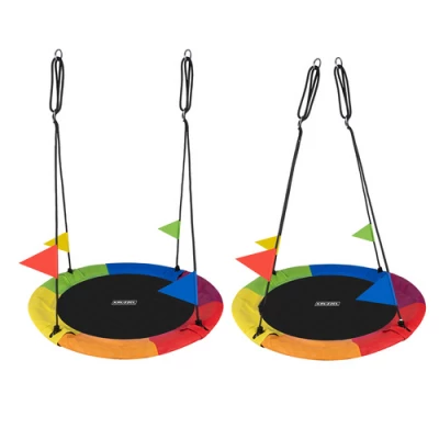 Kruzzel 25284 Houpací kruh 110 cm duhový