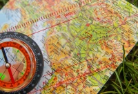 Trizand 7953 Kompas mapový s lupou 3 ks