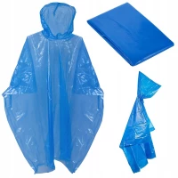 Verk 01698 Pláštěnka pro dospělé pončo modrá, 5 ks