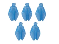 Verk 01698 Pláštěnka pro dospělé pončo modrá, 5 ks
