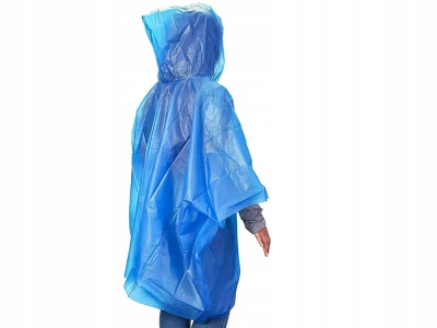 Verk 01698 Pláštěnka pro dospělé pončo modrá, 5 ks