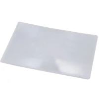 Verk 09088 Fresnelova obdélníková lupa Čtecí lupa B5 5x, 4 ks