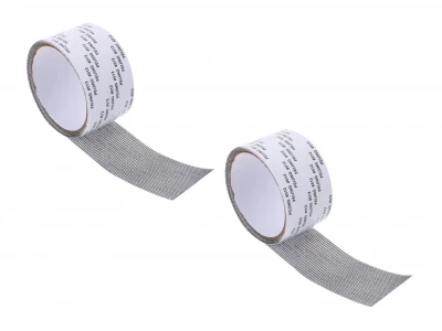 Verk 11373 Lepiaca páska na opravu okenných sietí 50 mm x 2 m sivá, 2 ks