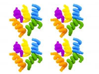 Kruzzel 19739 Stavebnice natahovací trubičky antistres 16,5 - 51 cm 4 x 10 ks