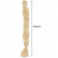 Soulima 23556 Vlasy Kanelové syntetické Copánky blond, 2 ks