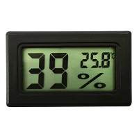 Ruhhy 9310 Digitální LCD Teploměr a Vlhkoměr Vnitřní do panelu, 2 ks