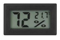 Ruhhy 9310 Digitální LCD Teploměr a Vlhkoměr Vnitřní do panelu, 2 ks