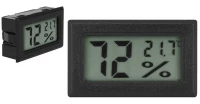 Ruhhy 9310 Digitální LCD Teploměr a Vlhkoměr Vnitřní do panelu, 2 ks