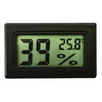 Ruhhy 9310 Digitální LCD Teploměr a Vlhkoměr Vnitřní do panelu, 2 ks
