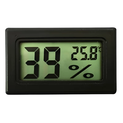 Ruhhy 9310 Digitální LCD Teploměr a Vlhkoměr Vnitřní do panelu, 2 ks
