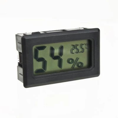 Ruhhy 9310 Digitální LCD Teploměr a Vlhkoměr Vnitřní do panelu, 2 ks