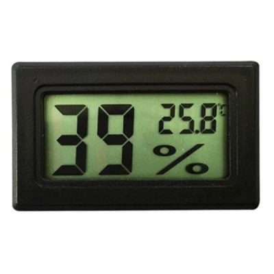 Ruhhy 9310 Digitální LCD Teploměr a Vlhkoměr Vnitřní do panelu, 2 ks
