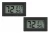 Ruhhy 9310 Digitální LCD Teploměr a Vlhkoměr Vnitřní do panelu, 2 ks