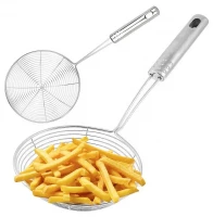 Pronett XJ5270 Kuchynská naberačka na vyprážanie, penová, 15 cm, nerezová oceľ, 4 ks