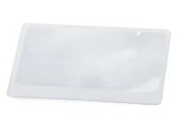 Verk 09122 Fresnelova obdĺžniková lupa na čítanie 85 x 55 mm, 4 ks