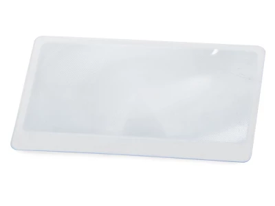 Verk 09122 Fresnelova obdĺžniková lupa na čítanie 85 x 55 mm, 4 ks