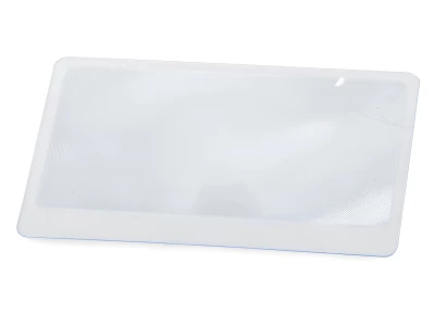 Verk 09122 Fresnelova obdĺžniková lupa na čítanie 85 x 55 mm, 4 ks