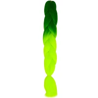 Soulima Kanekalonové vrkoče Ombre green neon 2 ks
