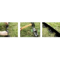 Gardlov 24562 Záhradný plastový obrubník 60 mm, 10 m s kolíkmi