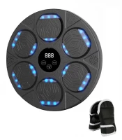Gordon G860 Elektronický boxovací nástěnný terč s rukavicemi, Bluetooth, černý
