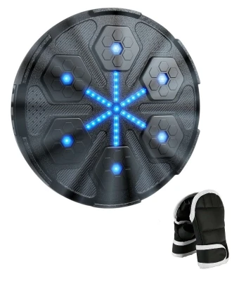 Gordon G858 Elektronický boxovací nástěnný terč s rukavicemi, Bluetooth, černý