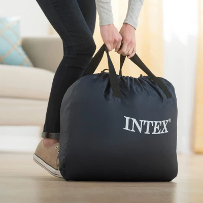 Intex 64428 Nafukovací matrac s pumpou 152 x 203 x 46 cm