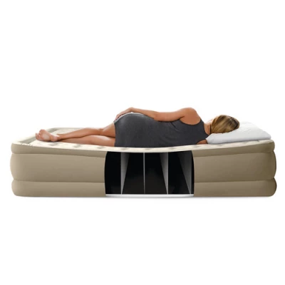 Intex 64428 Nafukovací matrac s pumpou 152 x 203 x 46 cm