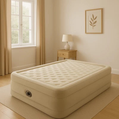 Intex 64428 Nafukovací matrac s pumpou 152 x 203 x 46 cm