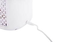 Verk 16032 Stolní bezlopatkový ventilátor s LED osvětlením bílý