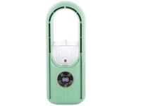 Verk 16032 Stolní bezlopatkový ventilátor s LED osvětlením bílý