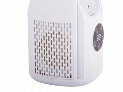 Verk 16032 Stolní bezlopatkový ventilátor s LED osvětlením bílý
