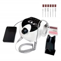 Verk 24497 Bruska na nehty s nástavci 45000 rpm, 80 W, fialová