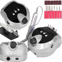 Verk 24497 Bruska na nehty s nástavci 45000 rpm, 80 W, stříbrná