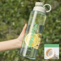 Pronett XJ5617 Sportovní láhev na vodu 1000 ml, černá