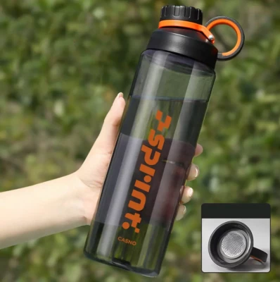 Pronett XJ5617 Sportovní láhev na vodu 1000 ml, černá