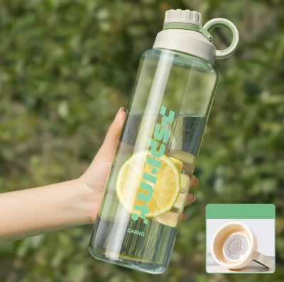 Pronett XJ5617 Sportovní láhev na vodu 1000 ml, černá