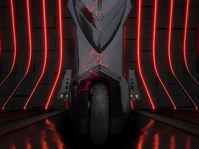 Gordon G812 Driftovací elektrická tříkolka, LED, 100 kg, 250 W, 15 km/h